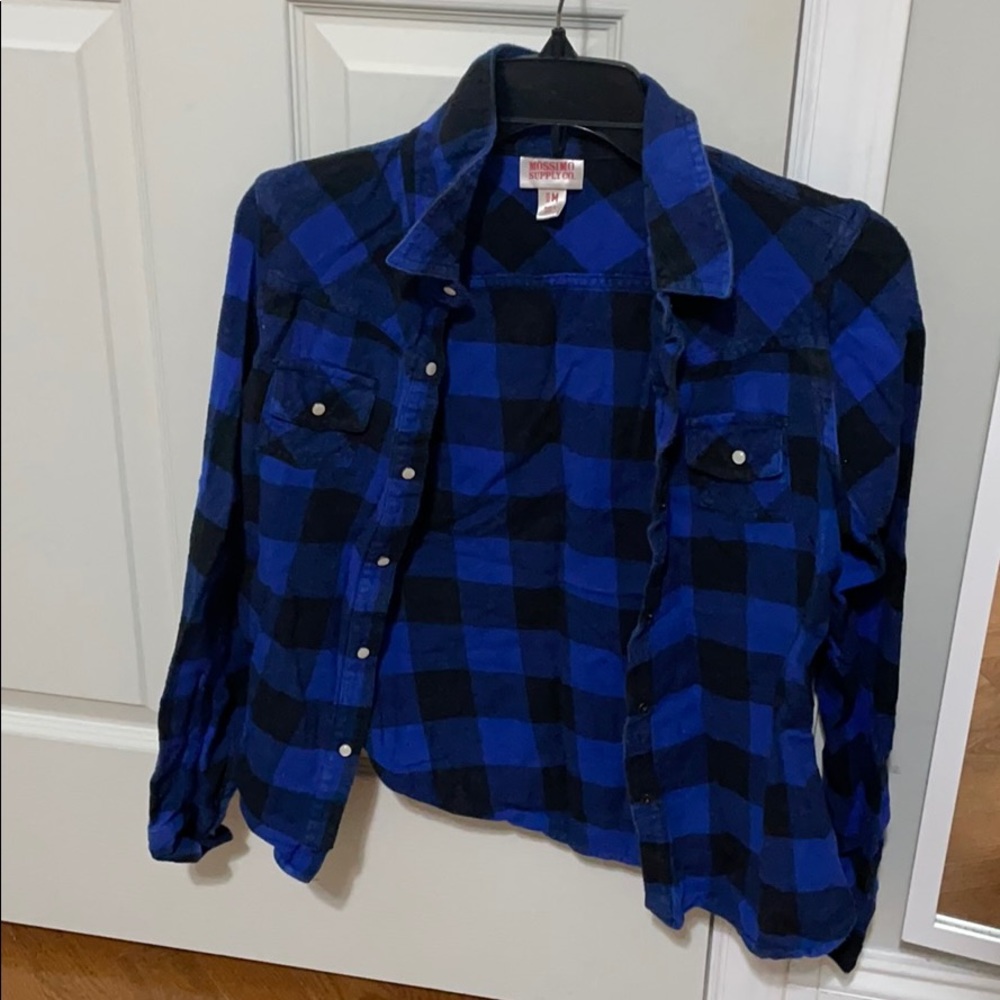 Blue flannel